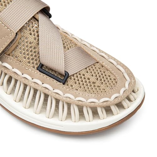 Men's Woven Fisherman Sandals - Lightweight Outdoor Walking Sandals with Comfort Footbed for Beach, Pool & Vacation3