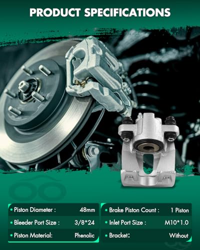 Image of SCITOO - Rear Disc Brake Caliper Assembly w /o Bracket For Ford,For Lincoln,For Mercury Models - For Crown Victoria,For Grand Marquis,For Marauder,For Ranger,For Town Car 184850