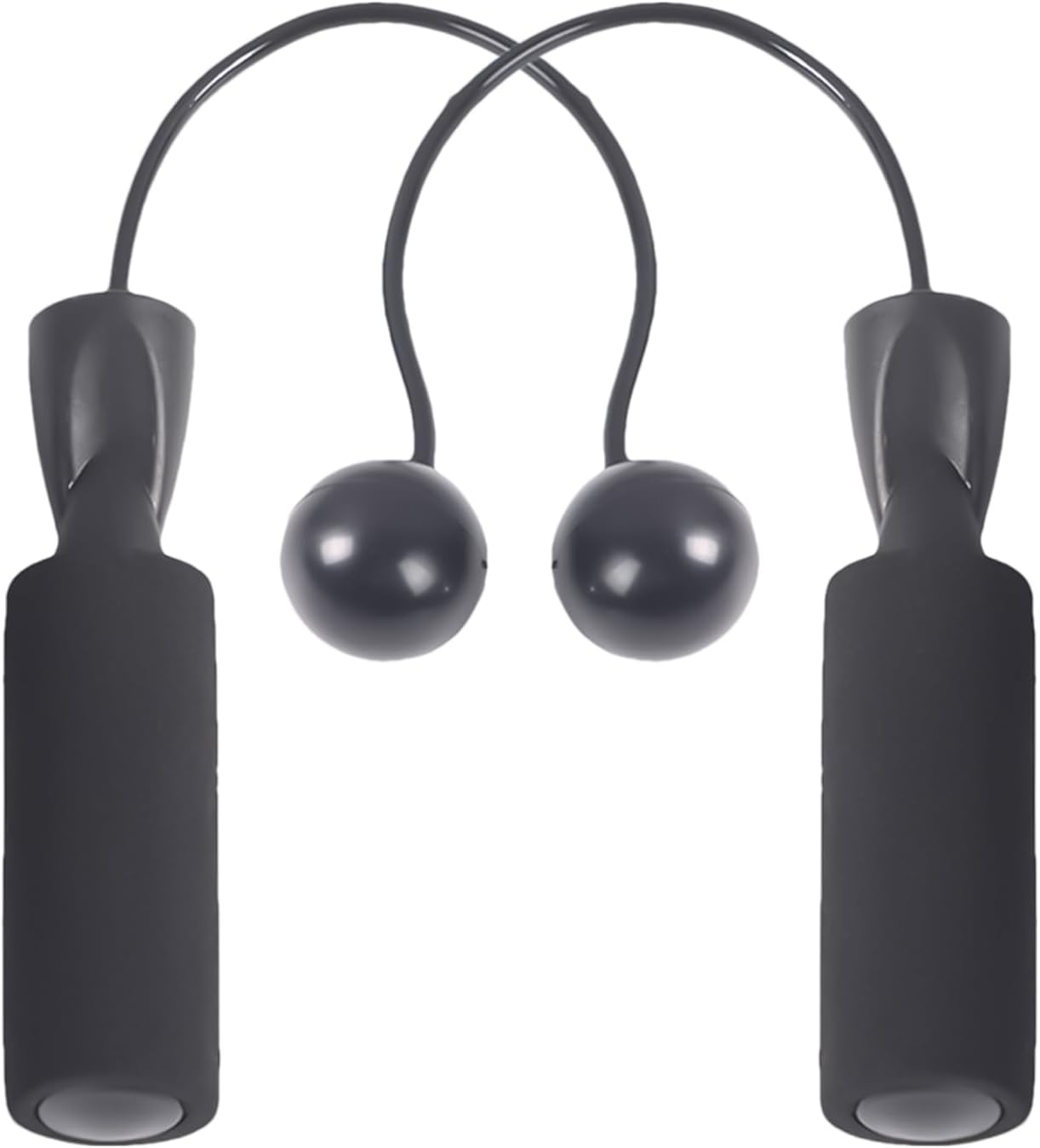 Weighted Cordless Jump Rope, 360° Rotating Ball Workout Equipment 5.31 inches, Home Gym Accessories for Cardio & Speed Training, Indoor & Outdoor Use, Great Motion Control