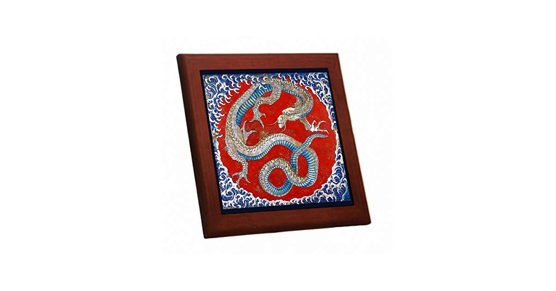 Amazon.co.jp: 葛飾北斎、信州小布施 東町祭屋台天井絵『 龍図