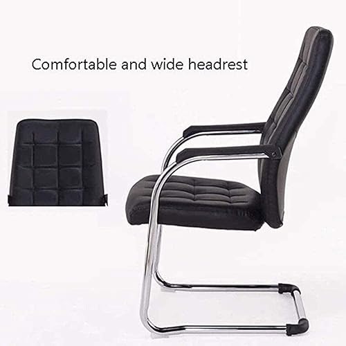 Miniatura 4 de Silla de computadora para reuniones de ocio, silla de oficina en casa, silla ergonómica, cómoda silla de cuero con lazo Silla de personal (parche