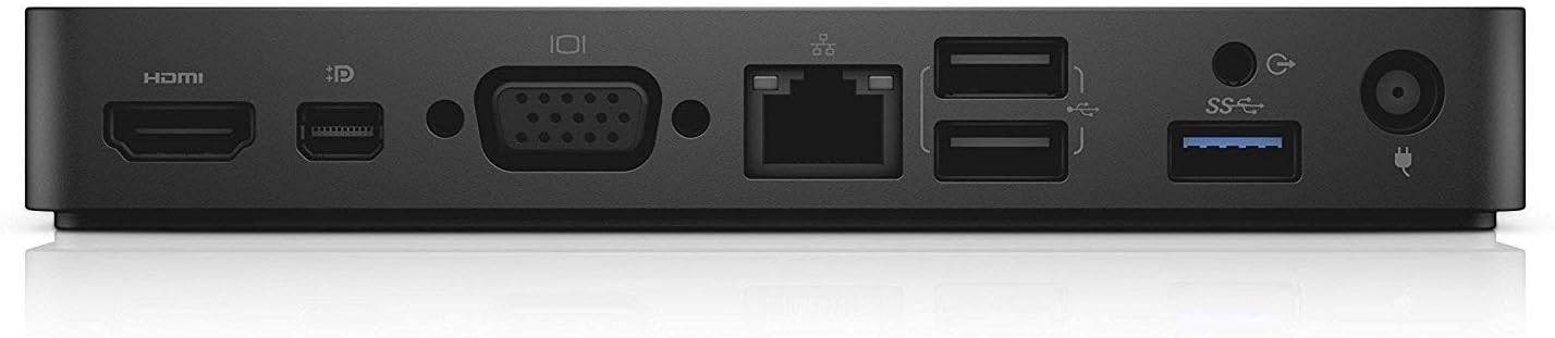 Dell WD15 Monitor Dock 4K with 130W Adapter, USB-C, (450-AFGM、6GFRT) (Renewed)