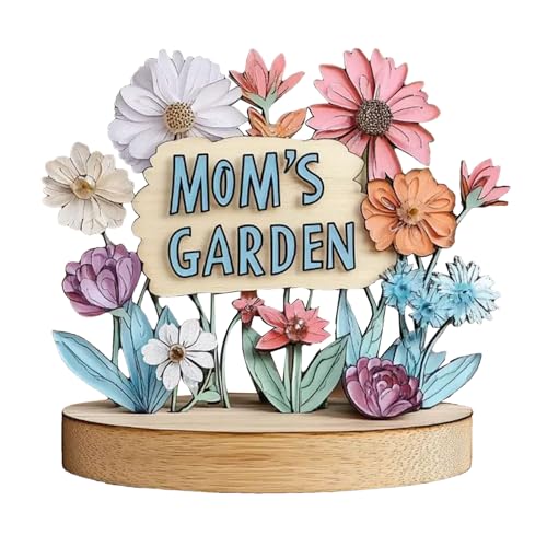 Decoración de mesa para el día de la madre, placa para el día de la madre, placa de mesa de...