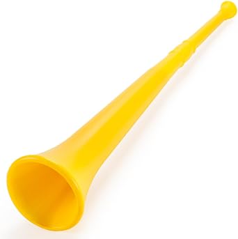 Collapsible Plastic Vuvuzela Stadium Horn - Great for Soccer and Other Sports!