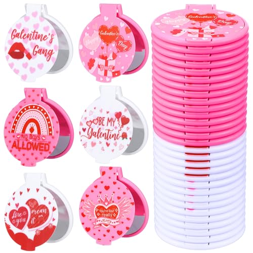 Miroir compact pour sac à main lot de 36 miroirs ronds - 2