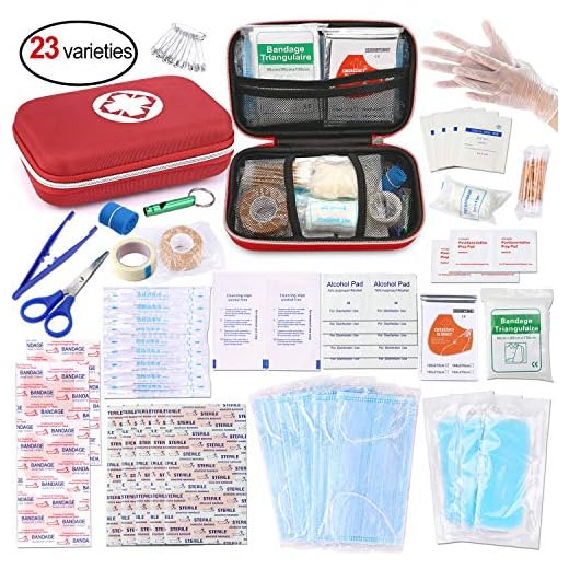 Kit médical de premiers secours, Oumers - Kit de survie d'urgence pour la maison, la voiture, la randonnée, les voyages, la pêche