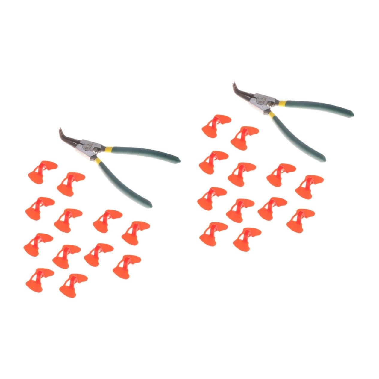 Kisangel 2 Sets Corn Pliers Raise Chicken Tool Practical Pheasant Goggles Chicken Peepers Anti-pecking Chick Eye Mask Feeding Chicken Supplies Feeding Chicken Glasses Supply Pinless Peepers