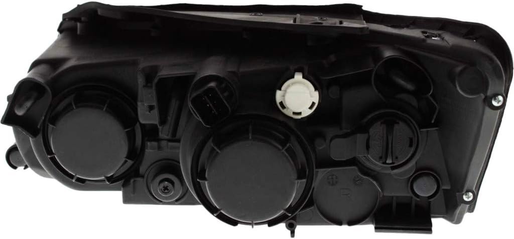 CarLights360 For Hyundai Sonata Headlight Assembly 2006 2007 2008 Passenger Side DOT Certified Bulbs Included HY2503135 | 92102-0A000