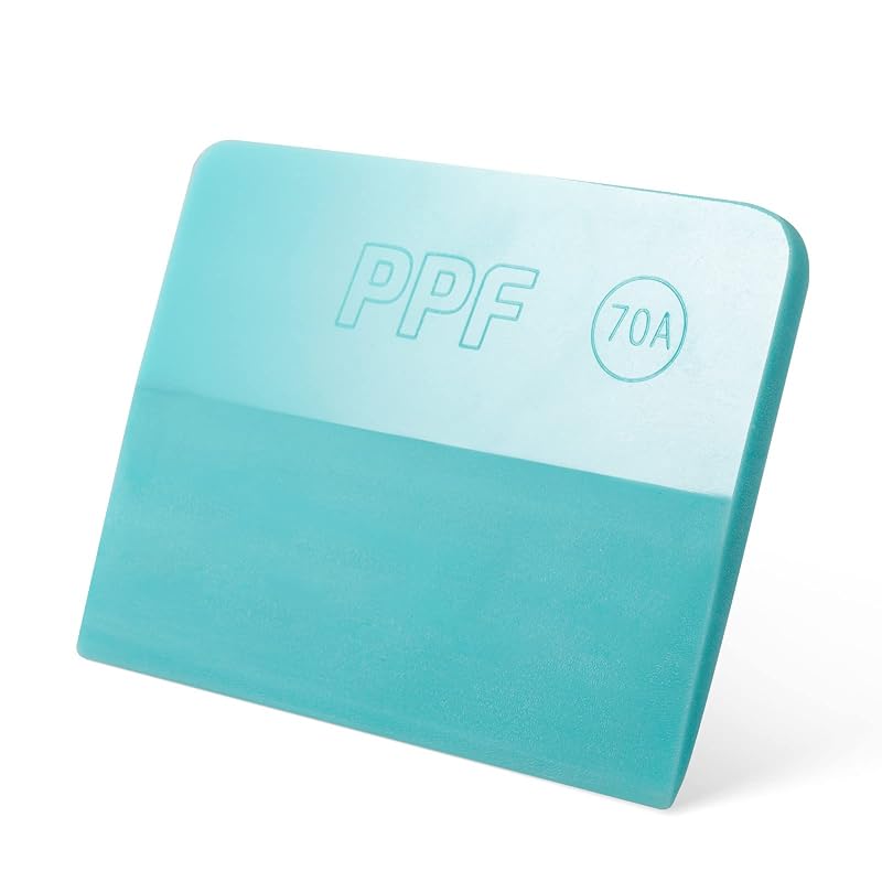 Espátula Rodo FOSHIO para Aplicação de PPF e Insulfilm em TPU 70A, Azul Tf, Média