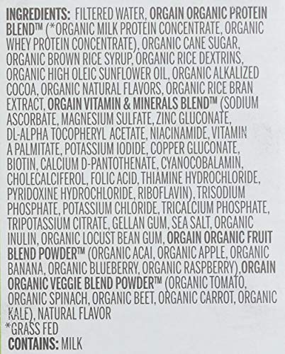 Image of ORGAIN Organic Creamy Chocolate Fudge Drink, 11 FZ