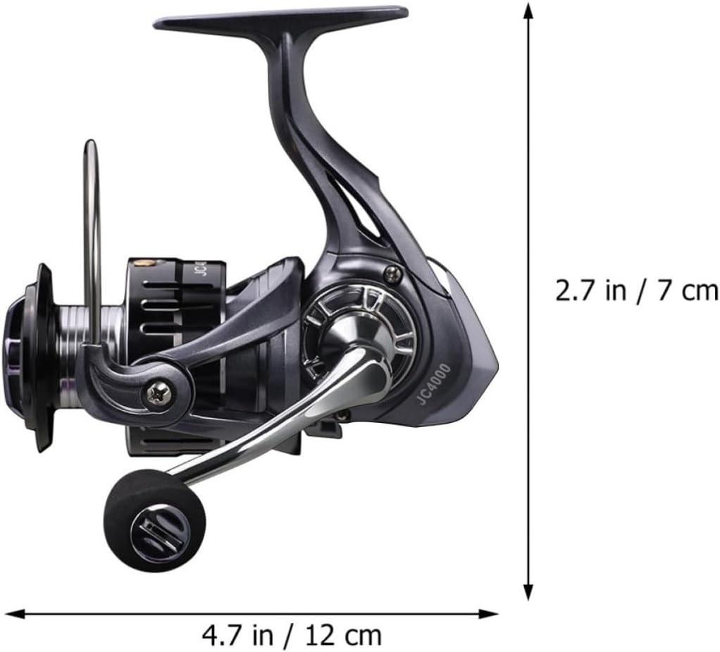 VILLCASE Portable Full Metal Cup Fishing Reel Wheel Lightweight Easy to Carry Fishing Tackle for Outdoors