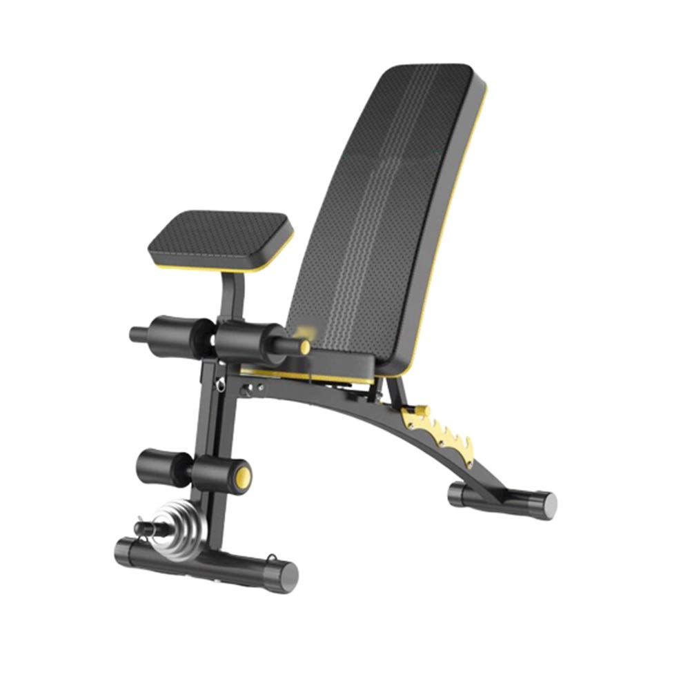 SaryEdge Small Dumbbell Weight Bench, Adjustable Multi-Function Workout Fitness Dumbbell Bench Professional Fitness Equipment Supine Board Exercise Bench Fitness Dumbbell,