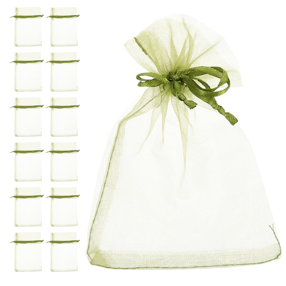 Sacs en organza pour pommes de jardin et protection des fruits