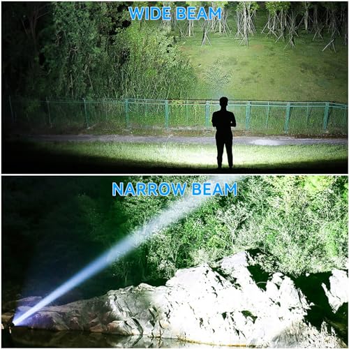 Sigoobal M110 Flashlights High Lumens, 990000 Lumens Led Flashlight Rechargeable, 5 Modes, Adjustable Beam & 12H Running Time thumb #5