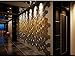 Art3d 20-Pieces Decorative 3D Wall Panels Faux Leather Tile, Golden Hexagon