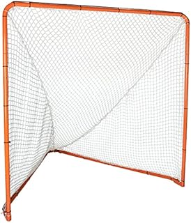 EZGoal Lacrosse Folding Goal, 6 x 6-Feet, Orange