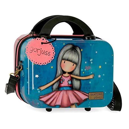 GORJUSS Dancing Among The Stars, Neceser ABS Adaptable A Trolley Niñas, Multicolor, 29x21x15 Cms