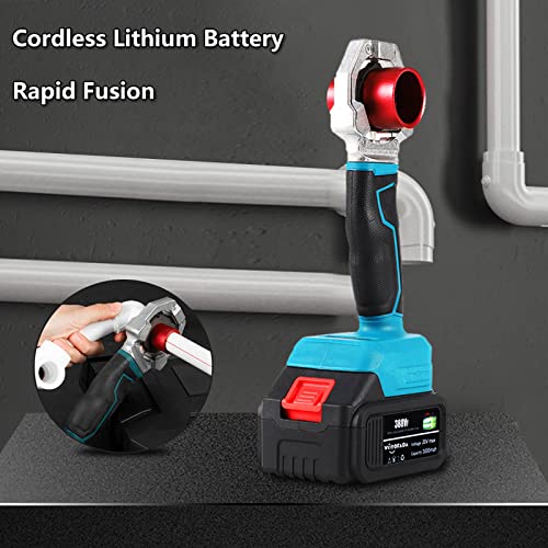 Soldador de canalização de água de plástico, kit de soldagem manual sem fios, temperatura constante