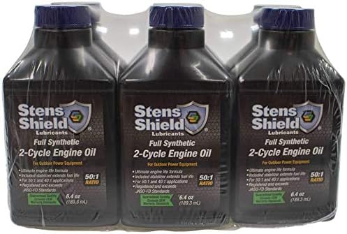 Stens Shield 770-643 2-Cycle Full Synthetic Engine Oil 6-Pack 6.4oz