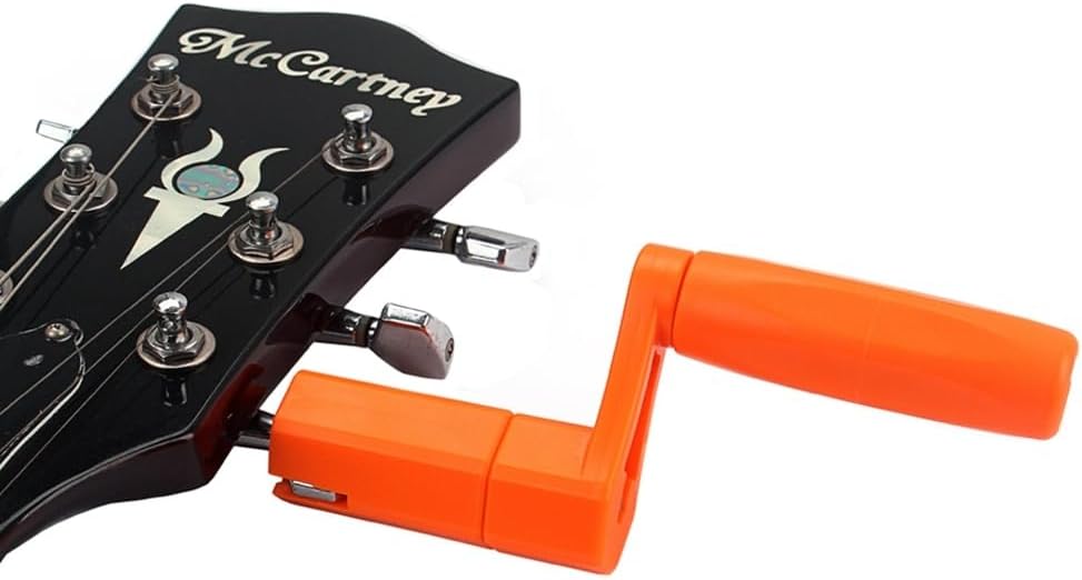 Toddmomy Multifunctional Guitar String Winder Bridge Pin Puller with Hexagonal Drill Bit Adapter for Guitar Bass Mandolin Banjo Dobro Ukulele Instrument Accessories