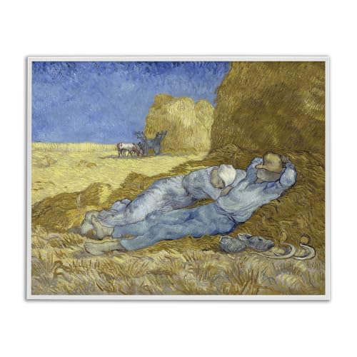 Siesta Landscape Classic Painting, 11 x 14 Inch Framed Giclée Print