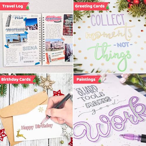 Zscm Quality Decides The Future ZSCM QUALITY DECIDES THE FUTURE-13 Zscm Super Squiggles Outline Metallic Marker Pens thumb #2