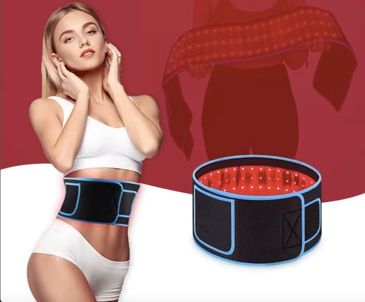 Infrared Red Light Therapy Belt 660nm & 850nm | Relaxation Support | Flexible Wearable Red Light Therapy Device for Back, Waist, Joints| Gift Ideas | Portable - Image 9