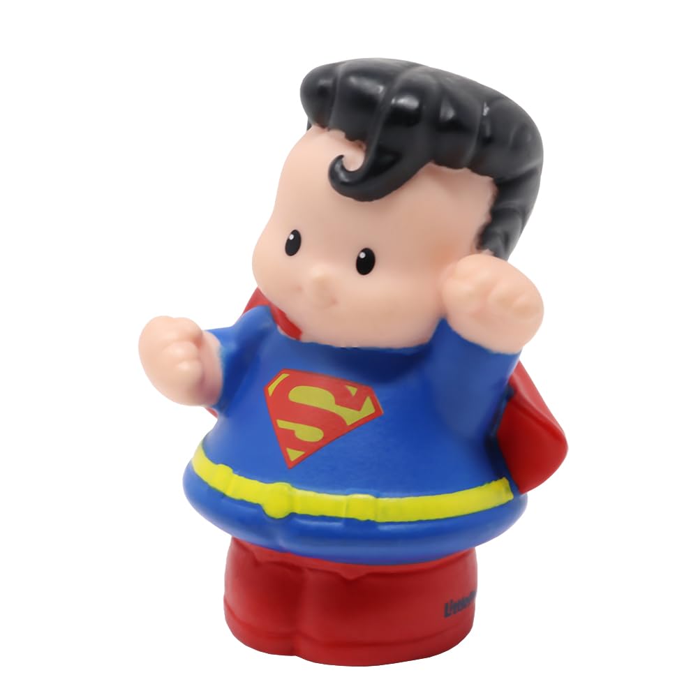 Fisher-Price Pieza de repuesto para coleccionables Little People Superheroes Super-Friends Playset W6157 - Figura de repuesto inspirada en Superman