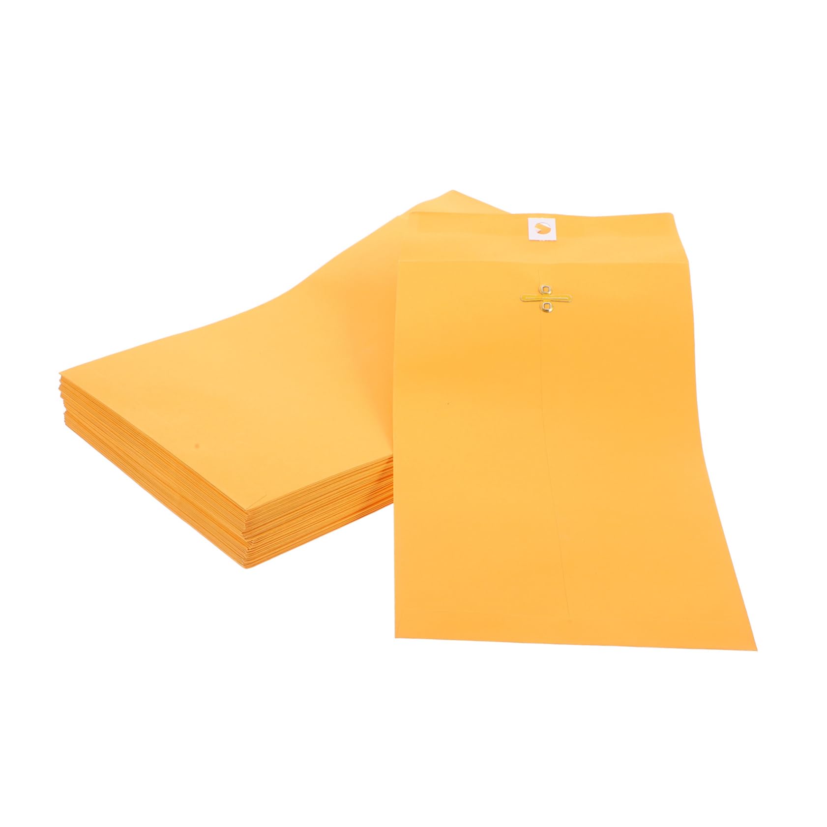 Sobres de Papel Kraft Dorado 6x9 Pulgadas 50 Piezas | Cierre de Hierro, Acabado Vintage Elegante, para Tarjetas, Invitaciones y Postales en Reuniones