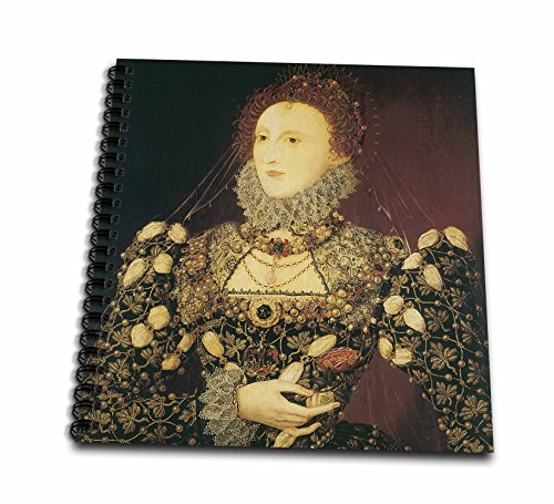 Image of 3dRose Queen Elizabeth I by Nicholas Hilliard - Memory Book, 12 by 12-Inch (db 128071 2)