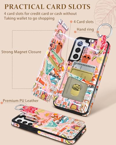 Shorogyt for Samsung Galaxy S21 FE Wallet Case, Collage - image 3