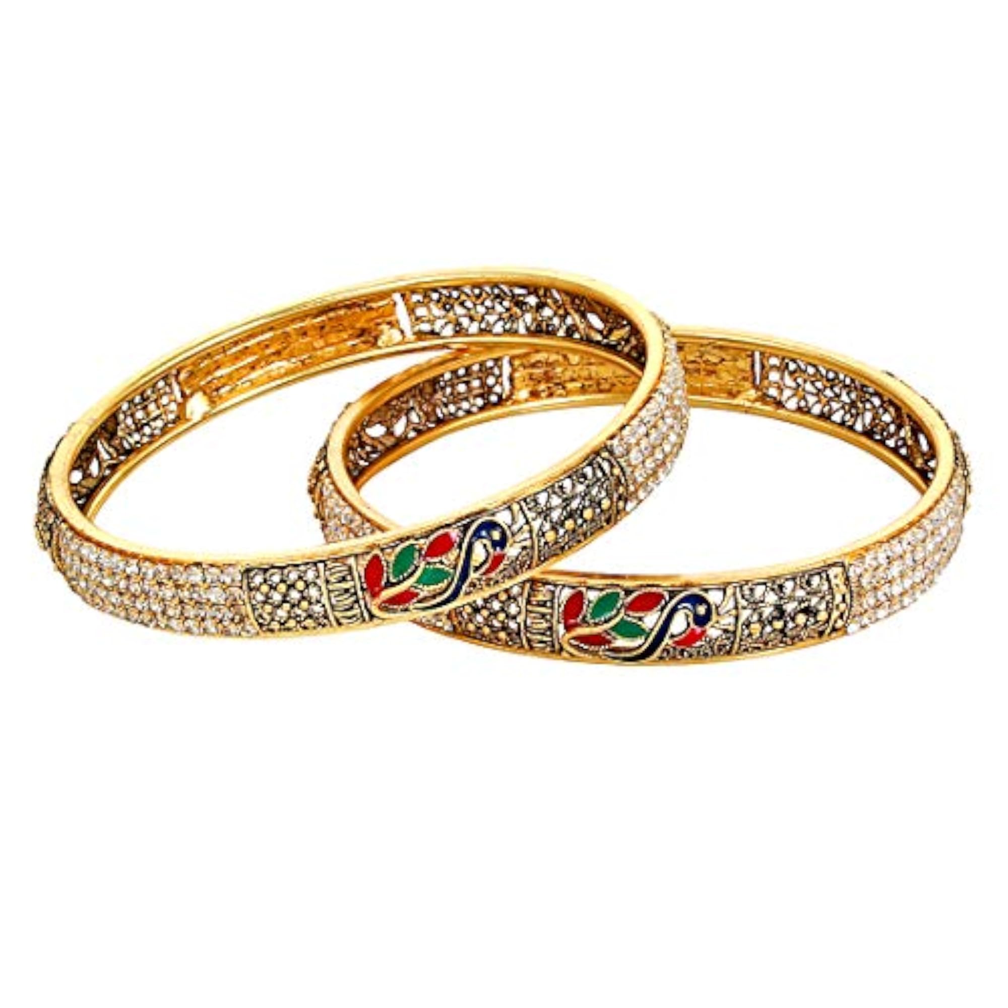 Traditional Plated Bracelet Bangles Set For Women