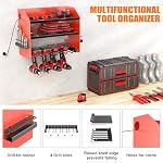 TORACK Power Tool Organizer Wall Mount, Cordless Drill Holder with 4 Slots - Image 5