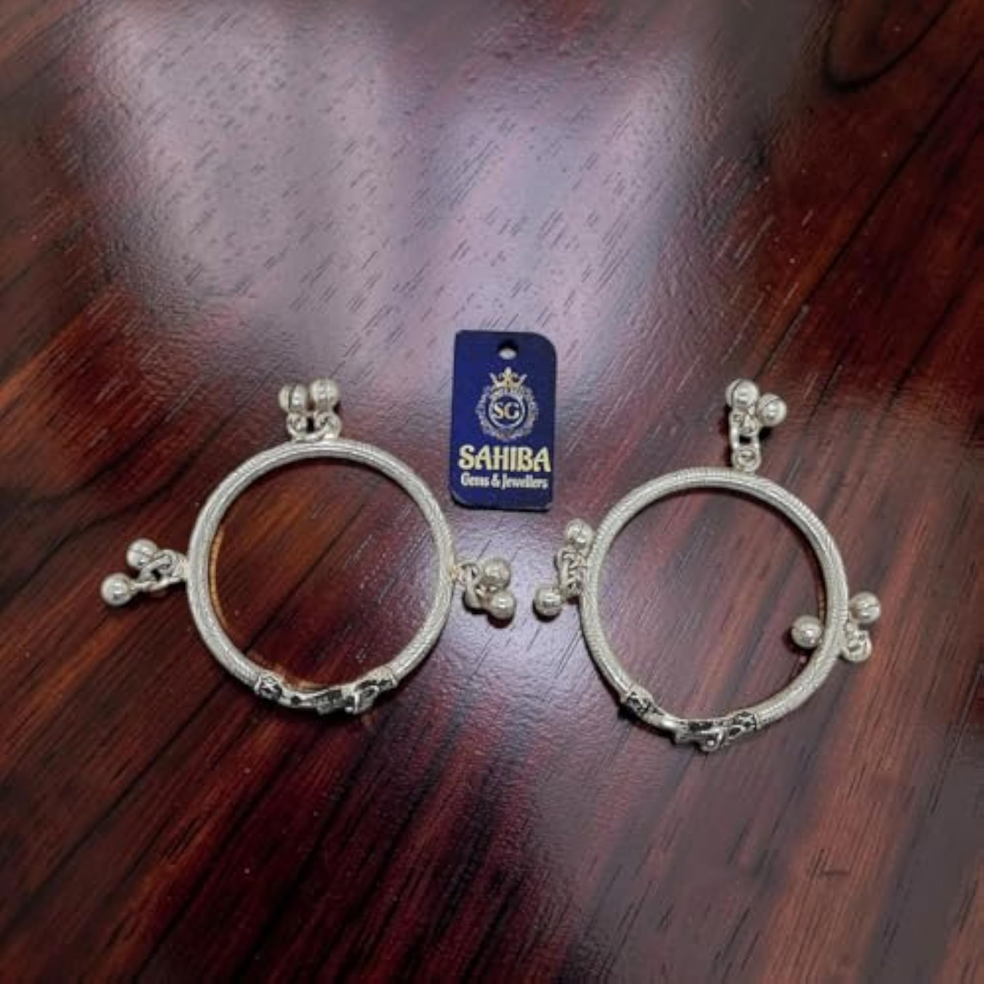 925 Silver Baby Kada Bangle, Lightweight Design for Up to 1.5 Years