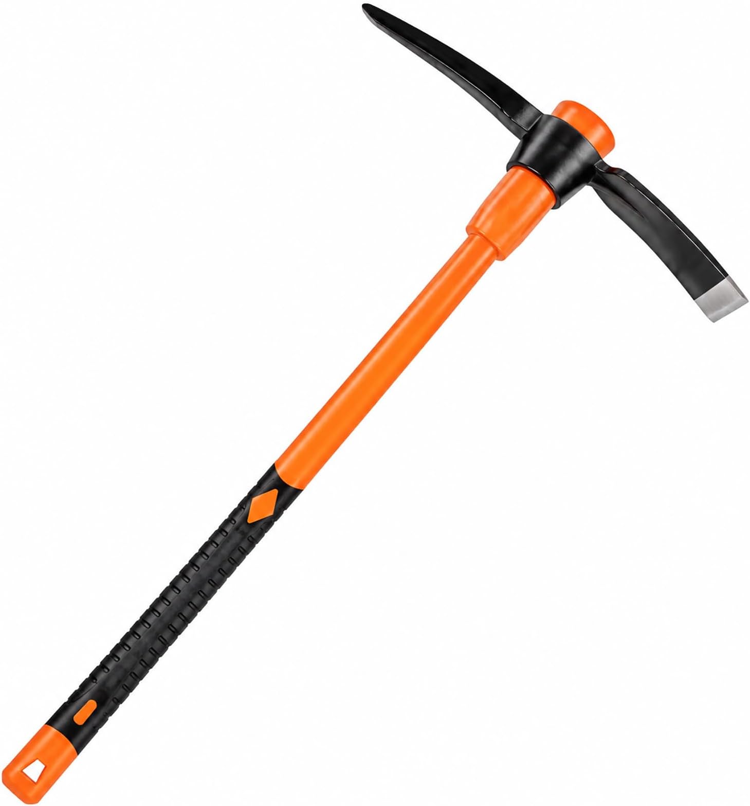 VNIMTI Pick Axe for Digging, Heavy Duty Pickaxe with Shock Absorbing Handle, 36 Inches