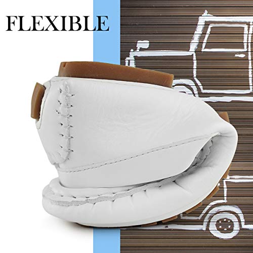 Hawkwell Kids Casual Penny Loafer Moccasin Dress Driver Shoes, White Pu, 13 M Us Little Kid #TOP5