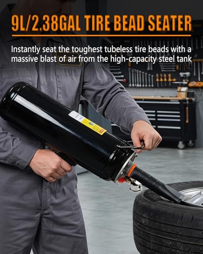 Image of Taelakeni Tire Bead Seater Air Bead Blaster Tool Trigger Seating Inflator for Cars (9L Inner Valve)