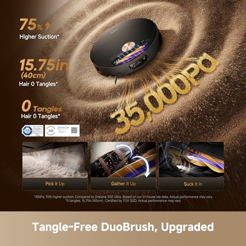 Robot Vacuum and Mop Combo with Self-Empty Base