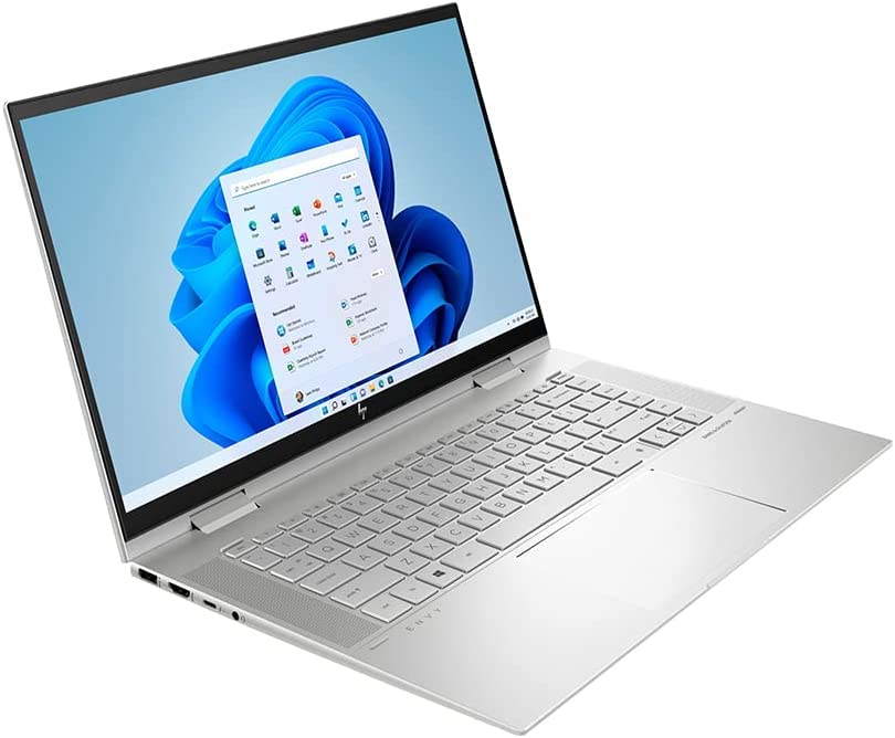 2022-HP-Envy-x360-2-in-1-156-FHD-Touchscreen-Laptop-Intel-Core-i7-1165G7-32GB-RAM-1TB-PCIe-SSD-Backlit-Keyboard-Iris-Xe-Graphics-HD-Webcam-Win-11-Silver-32GB-Snow-Bell-USB-Card