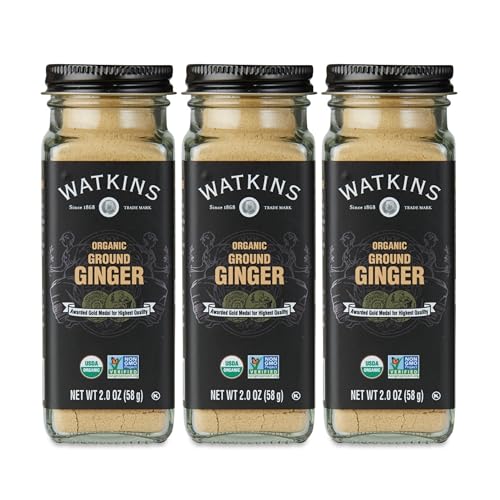 Image of Watkins Organic Ground Ginger, 2 Ounce Jar, 3-Pack
