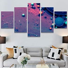 SIGNWIN 5 Panel Canvas Wall Art Modern Art...