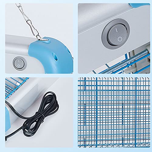 Electric Bug Zapper, 3000 Volt Powerful Flying Insect Mosquito Flies Killer 20W Blue Uv Light Attract, Plug-In Pest Control Machine For Moth,Fruit Fly,Fungus Gnat,Garage Bug Catcher/Eliminator/Shocker #TOP2