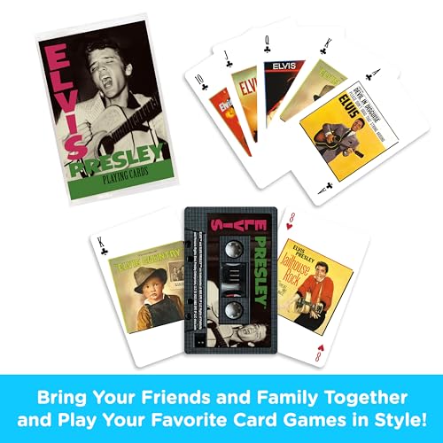 Baraja de Cartas Aquarius Elvis Presley Premium Cassette miniatura 2