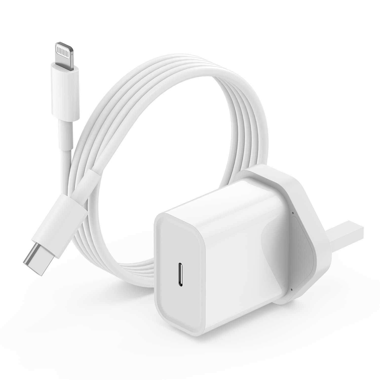 IBERLS 20W USB C Fast Charger for iPhone 14, 14 Plus, 14 Pro, 14 Pro Max, 13 13 Mini 13 Pro 13 Pro Max 12 11 X XR XS SE 8 7 6 6S iPad USBC PD Wall Plug Charging Adapter Type c