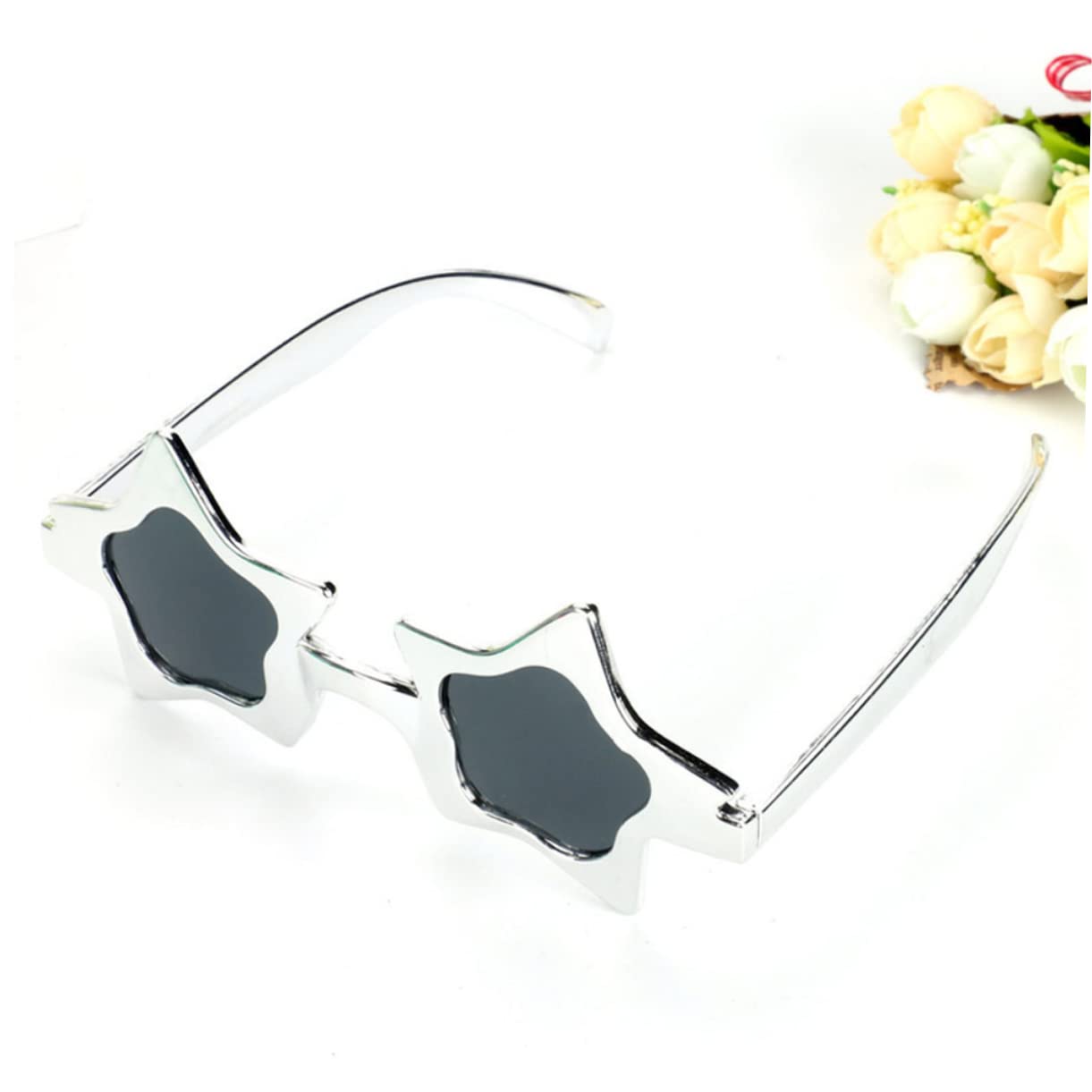VALICLUD Lentes gafas de niño feliz año nuevo anteojos disfrace gafas divertidas gafas de sol de hombre gafas de sol para hombre gafas en forma de estrella gafas de sol estrella