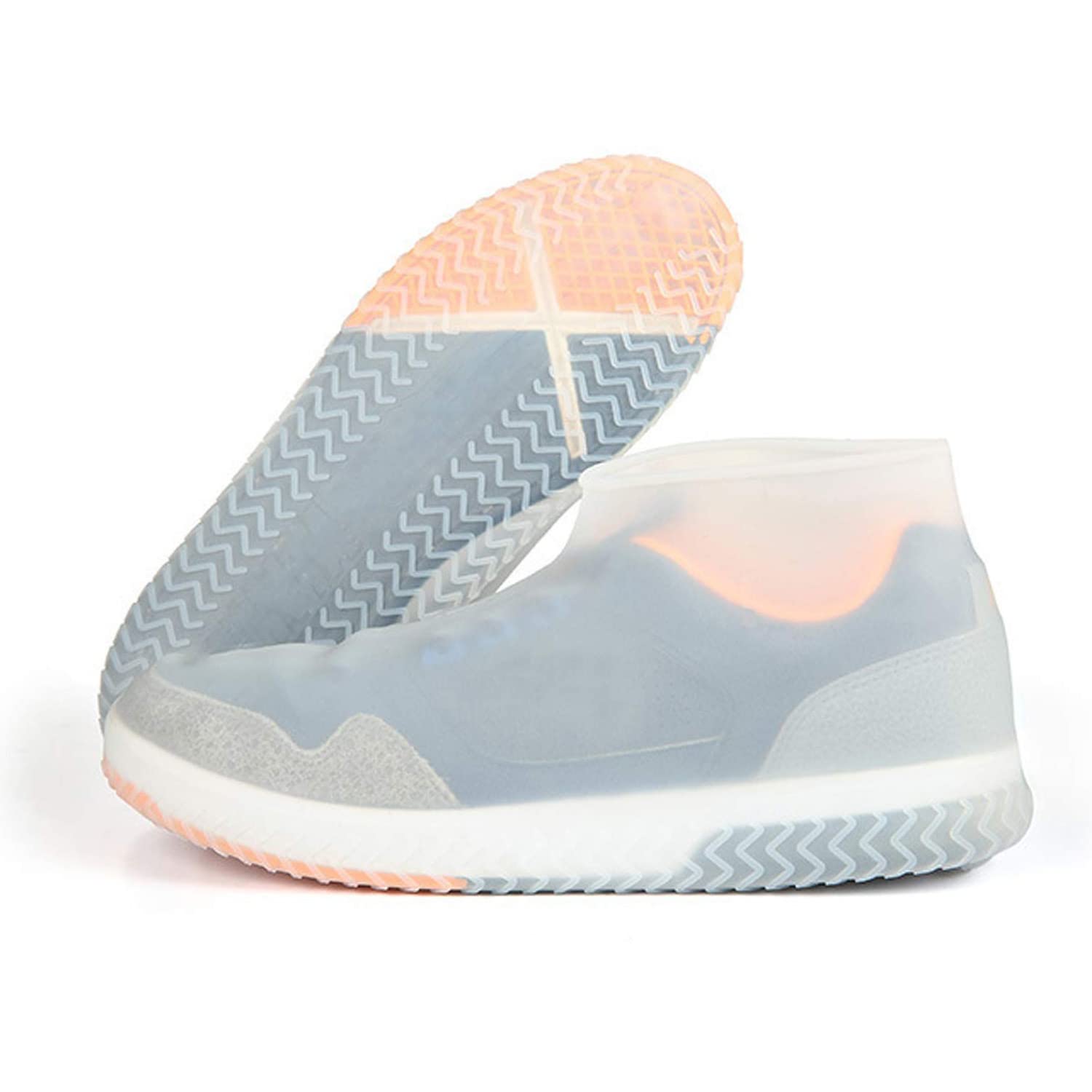 Reusable Waterproof Shoe Covers for Men Women Slip Resistant Silicone Shoe Cover Folding Anti Skid Socks Shoe Covers to Prevent Rain Into Shoes