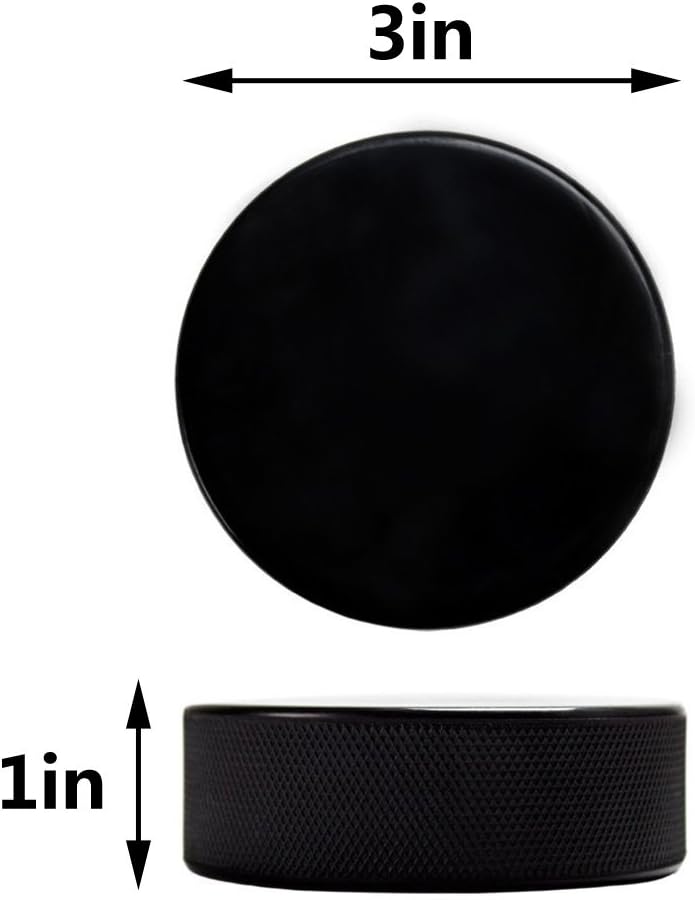 Ice Hockey Practice Puck Training Pucks Black