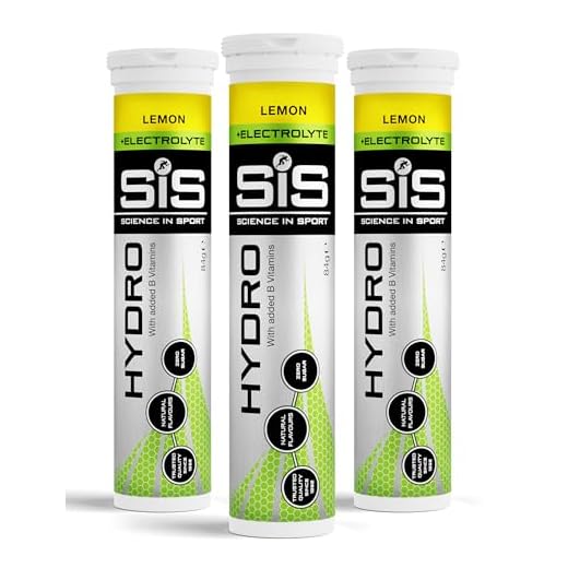 Science in Sport 310001 Go Hydro hidratación, limón, paquete triple - 3 x 20 tabletas