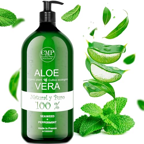 CMP Gel Piernas Cansadas, Circulacion Sanguinea, Varices, Estrias, Piernas Ligeras, Retencion Liquidos. Piernas Hinchadas. Crema de Masaje Corporal con Efecto Refrescante (1000 ml)