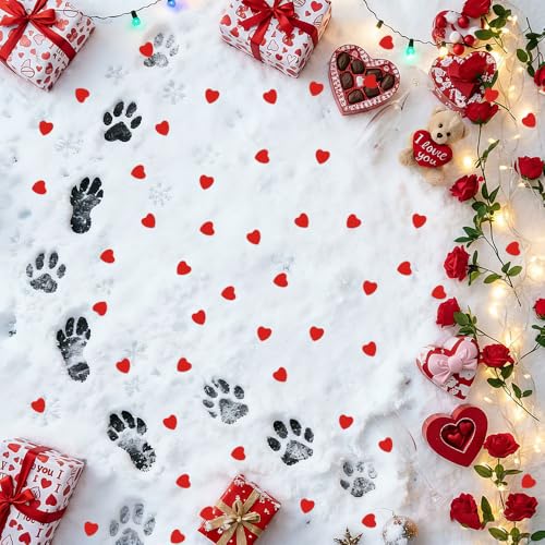 image for Vilnadu Heart Confetti, Valentines Day Heart Glitter Confetti Decorati